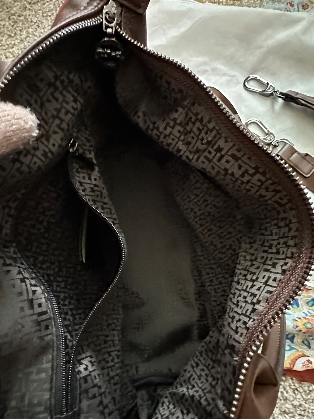 Longchamp Brown Leather Le Pliage Cuir Tote - Picture 7 of 9